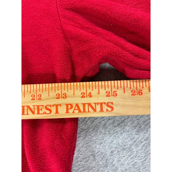 Indiana Hoosiers Stitched Logo Fleece 1/4 Zip Campus‎ Pullover (Men's Large) Red - Picture 8 of 11